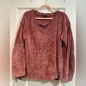 Pink soft knit sweater